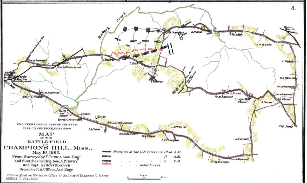 Map Battle of Champion's Hill