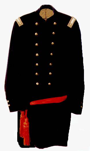 officer's coat of Maj. Milton MIlls