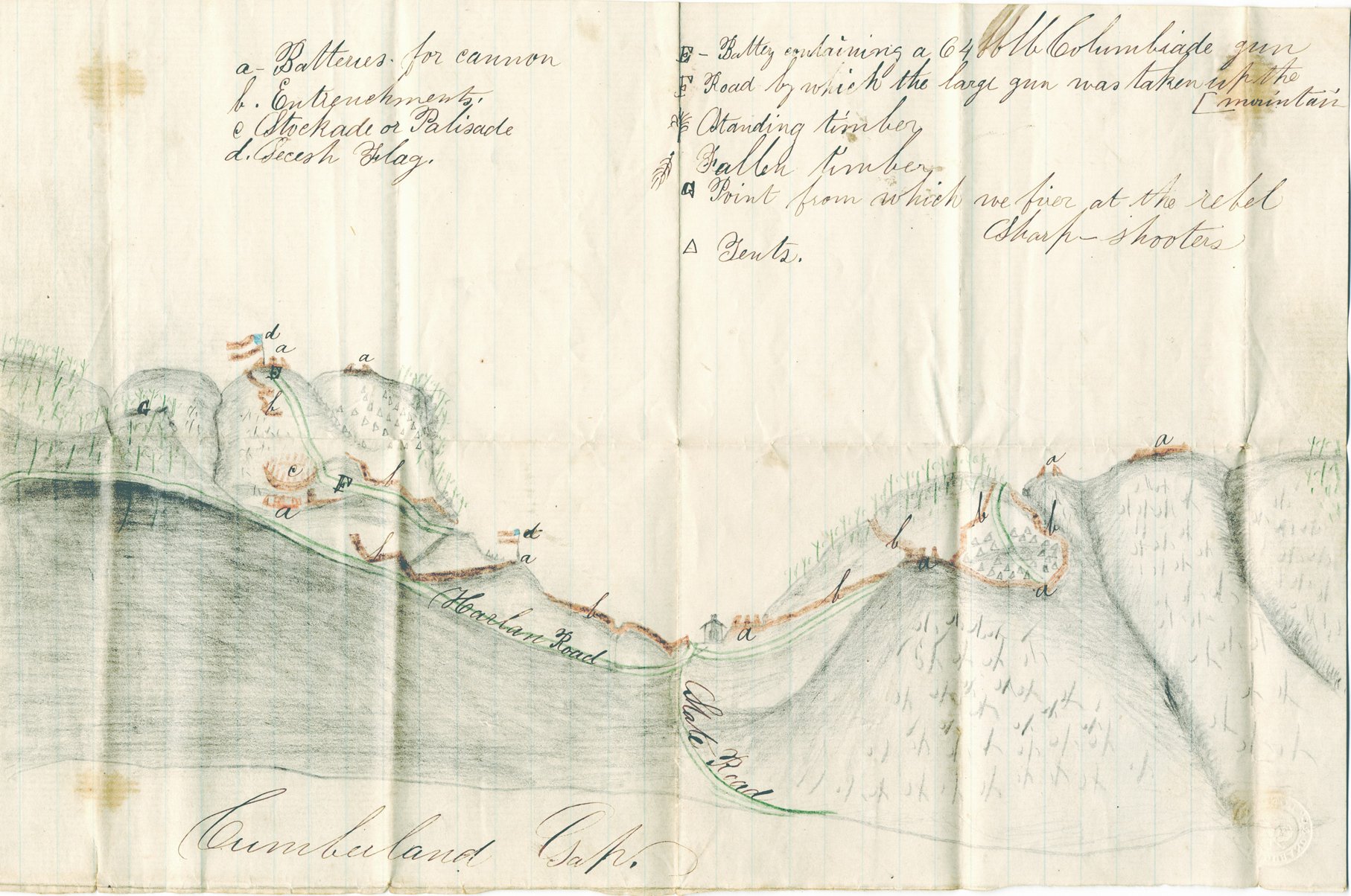 Map of Cumberland Gap