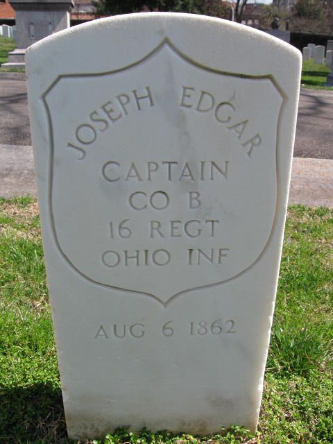gravesite of Capt. Edgar