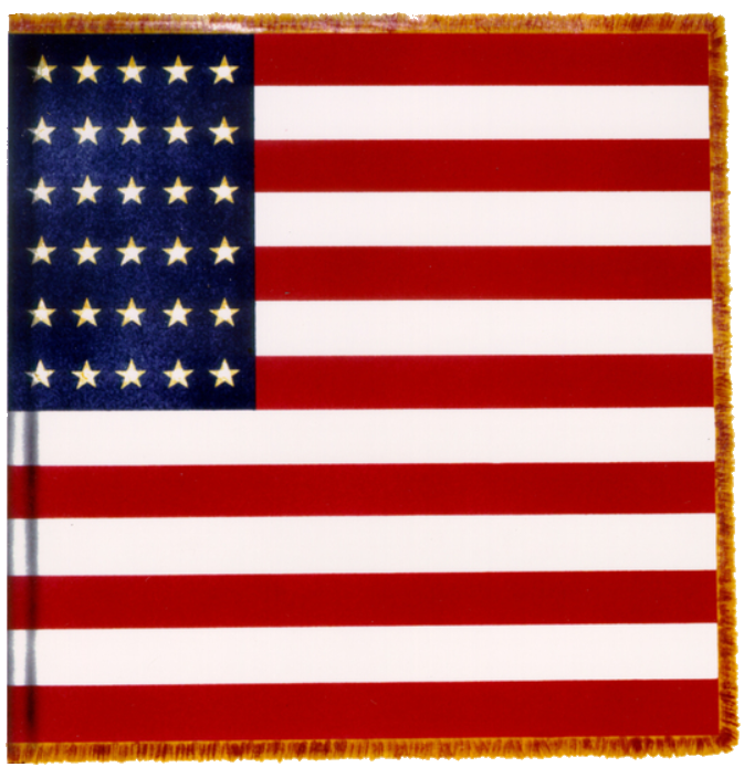 Painting of 16th OVI National Colors