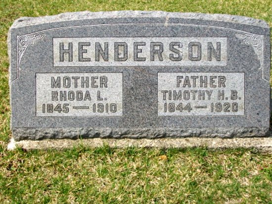 Pvt. Timothy H. B. Henderson