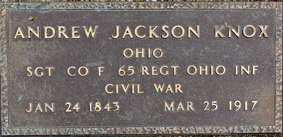 Pvt. Andrew Jackson Knox