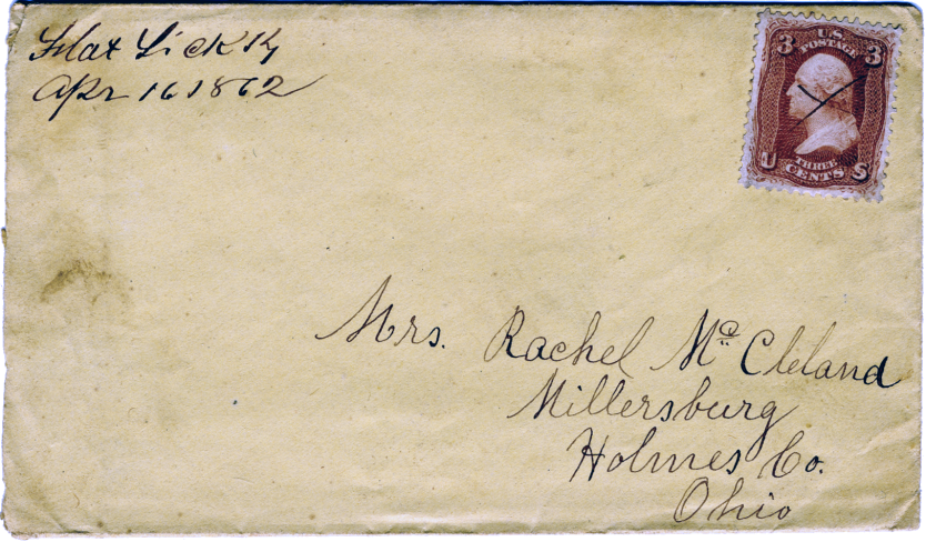 Envelope for McClelland Letter #12