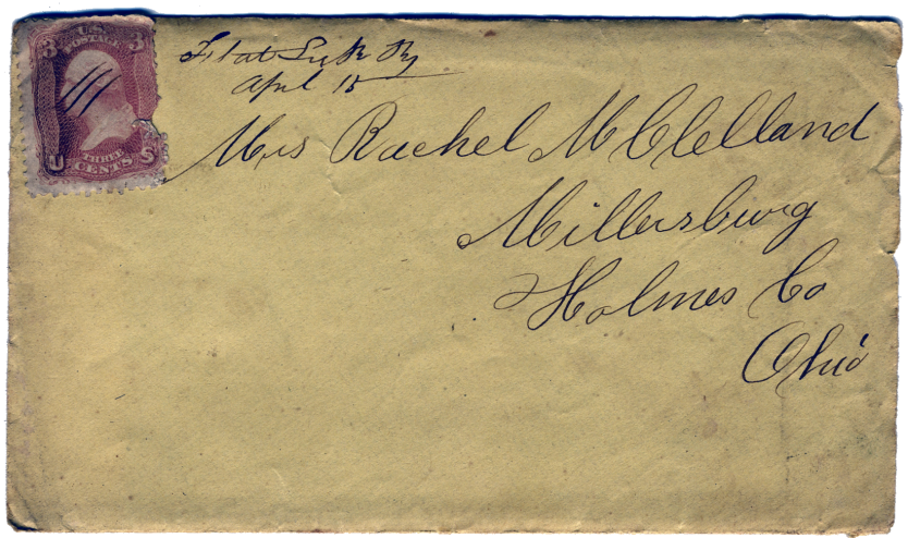 Envelope for McClelland Letter #13