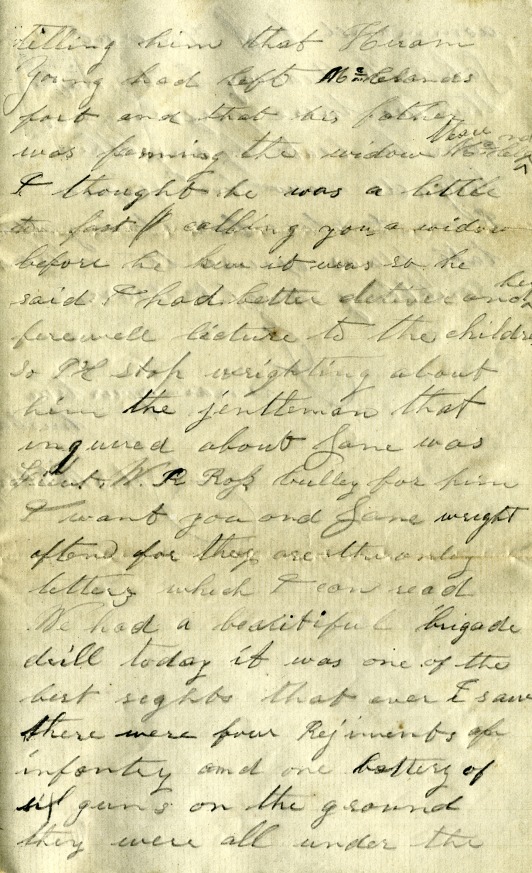 McClelland Letter 15 page 1