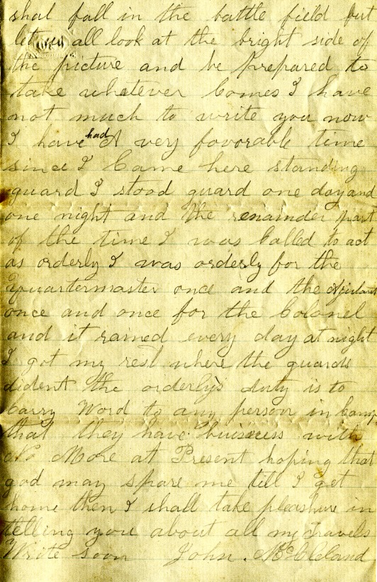 McClelland Letter 5 page 3