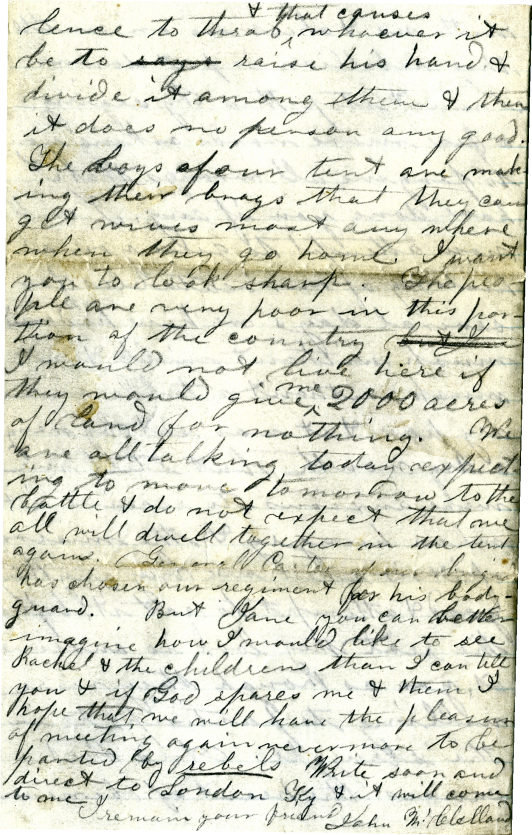 McClelland Letter 9 page 4